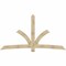 Ekena Millwork Davenport Rough Sawn Timber Gable Bracket, Douglas Fir, 108"W x 58"H x 2"D x 6"F, 13/12 Pitch GBW108X58X0206DAV00RDF - alternate 1